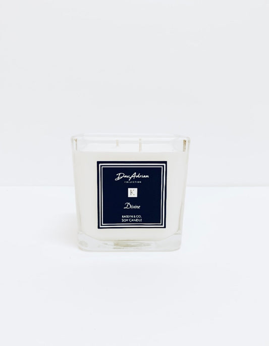 DavAdrian Collection Divine Medium Cube Candle - Kaelyn & Co.