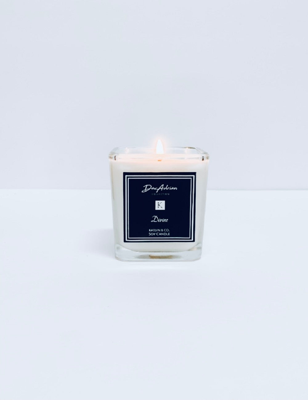 DavAdrian Collection Divine Small Cube Candle - Kaelyn & Co.