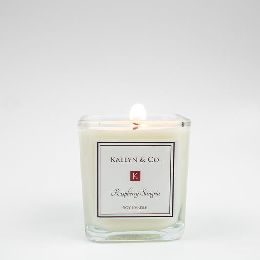 Raspberry Sangria Small Cube Candle